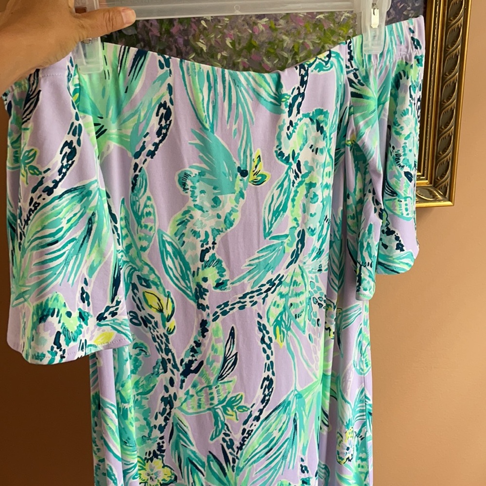 Fawcell dress off the shoulder floral size XS - Picture 13 of 17